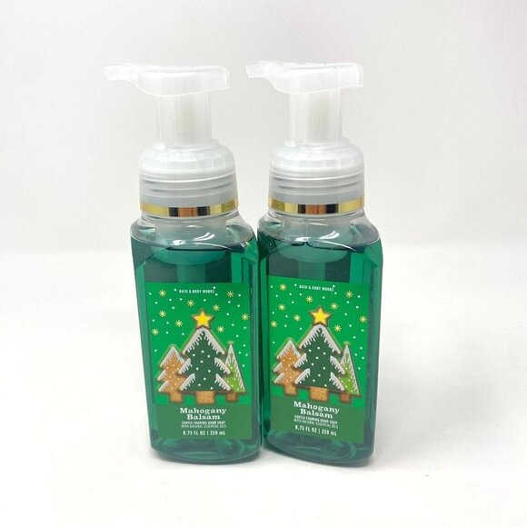 Bath & Body Works Mahogany Balsam Foaming Hand Soap 2-Pack 8.75 oz - Picture 1 of 4